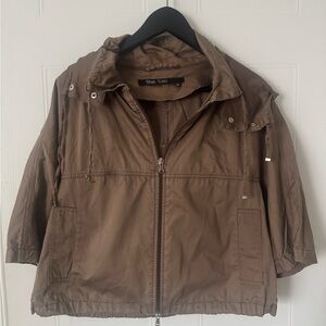 Marc Aurel Brown Hooded Jacket